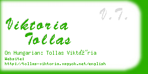 viktoria tollas business card